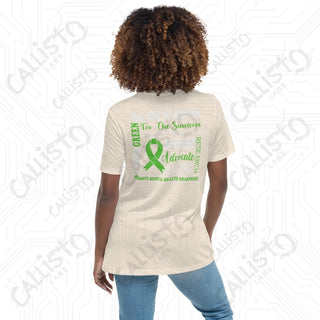 Women's Fight The Stigma Mental Health Awareness Relaxed T-Shirt