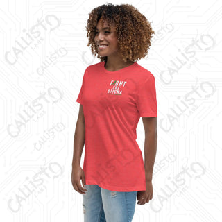 Women's Fight The Stigma Mental Health Awareness Relaxed T-Shirt