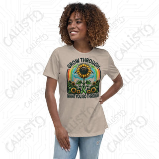 Women's Grow Through What You Go Through Relaxed T-Shirt