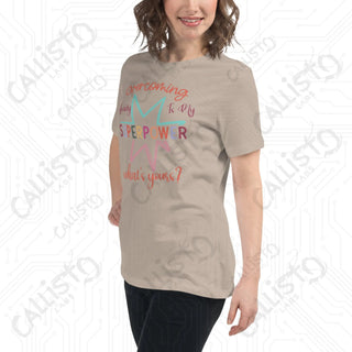 Women's Overcoming Anxiety Superpower Mental Health Relaxed T-Shirt