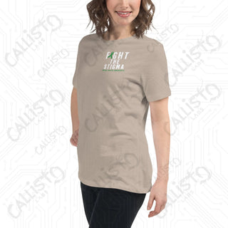 Women's Fight the Stigma Mental Health Awareness Relaxed T-Shirt