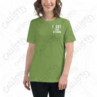 Women's Fight the Stigma Mental Health Awareness Relaxed T-Shirt