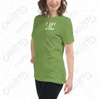 Women's Fight the Stigma Mental Health Awareness Relaxed T-Shirt