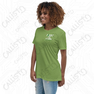 Women's Fight The Stigma Mental Health Awareness Relaxed T-Shirt