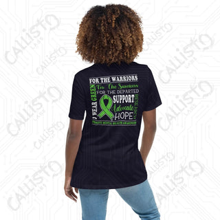 Women's Fight The Stigma Mental Health Awareness Relaxed T-Shirt