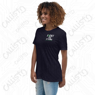 Women's Fight The Stigma Mental Health Awareness Relaxed T-Shirt