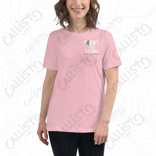 Women's Fight the Stigma Mental Health Awareness Relaxed T-Shirt