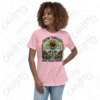 Women's Grow Through What You Go Through Relaxed T-Shirt