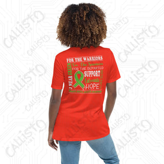 Women's Fight The Stigma Mental Health Awareness Relaxed T-Shirt