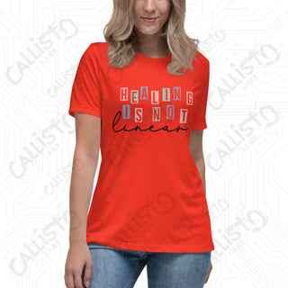 Women's Healing is Not Linear Relaxed T-Shirt