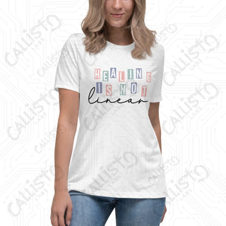 Women's Healing is Not Linear Relaxed T-Shirt