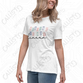 Women's Healing is Not Linear Relaxed T-Shirt