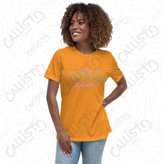 Women’s Take a Deep Breath Relaxed T-Shirt - Heather Marmalade / S