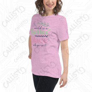 Women’s The World’s a Better Place Relaxed T-Shirt