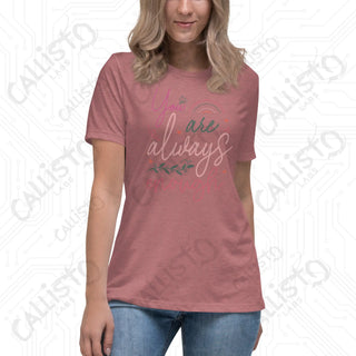 Women’s You Are Always Enough Relaxed T-Shirt - Heather Mauve / S