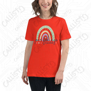 Women’s Your Feelings Are Valid Relaxed T-Shirt - Poppy / S